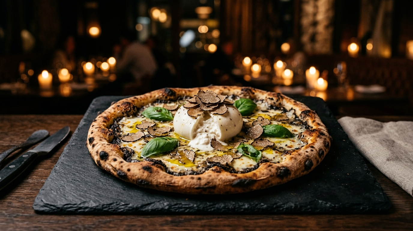 Black Truffle Gourmet Pizza